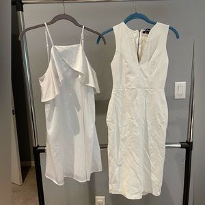 Bundle of two Lulus white dresses